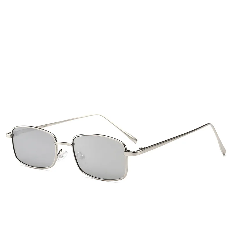 Женские солнцезащитные очки, новинка, HD бренд, cateye, очки, oculos, модные, прямоугольная, металлическая оправа, оттенки, UV400, женские солнцезащитные очки - Цвет линз: C8