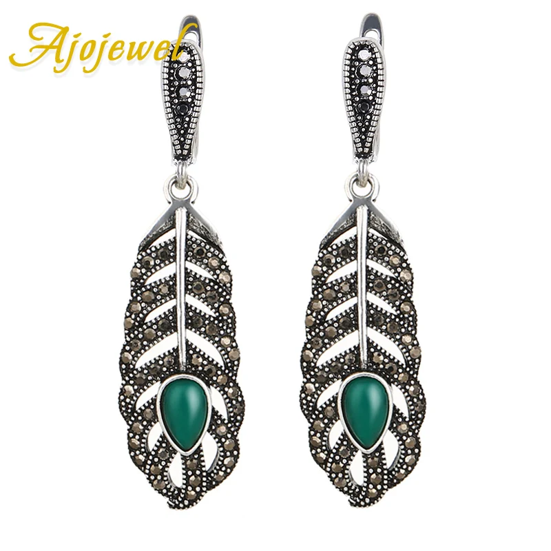Женские серьги подвески с перьями в стиле ретро|feather earrings for women|feather drop earringsfeather |