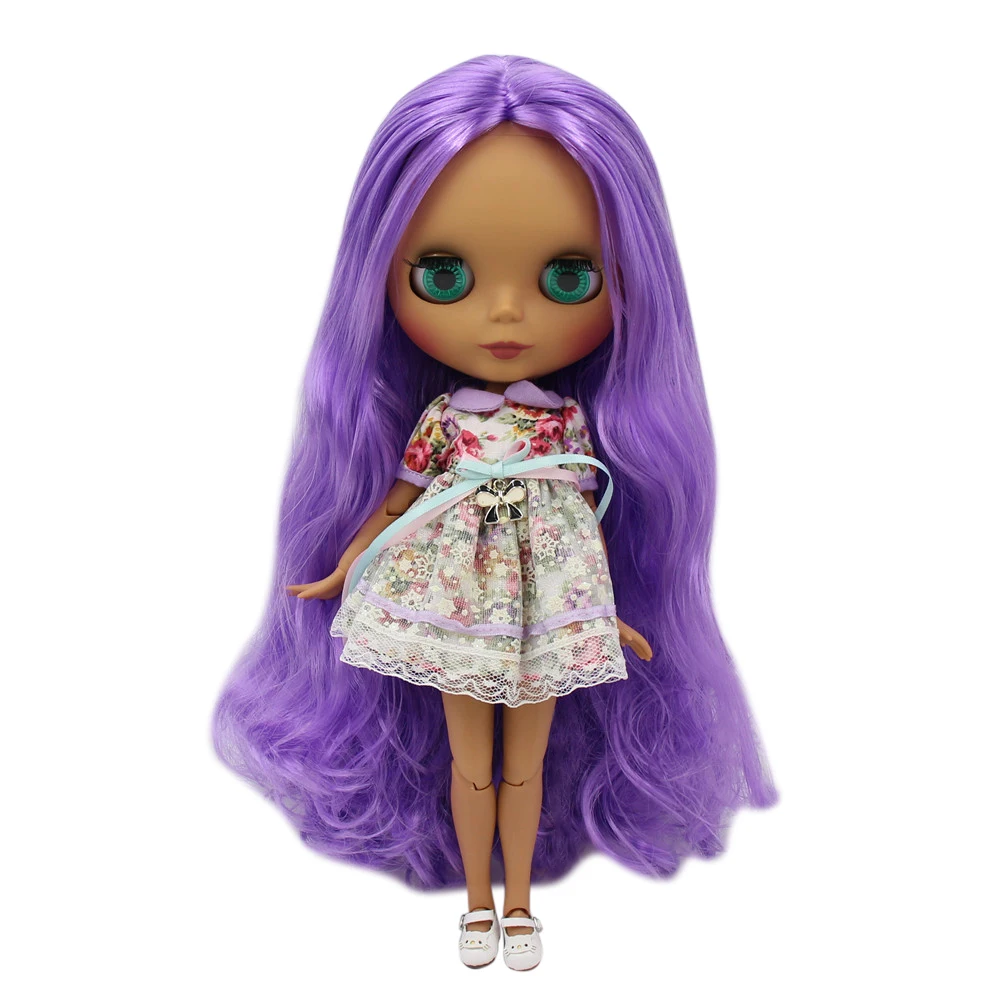 Ледяной DBS Blyth кукольные 1/6 30 см bjd черная матовая искусственная кожа с уход за