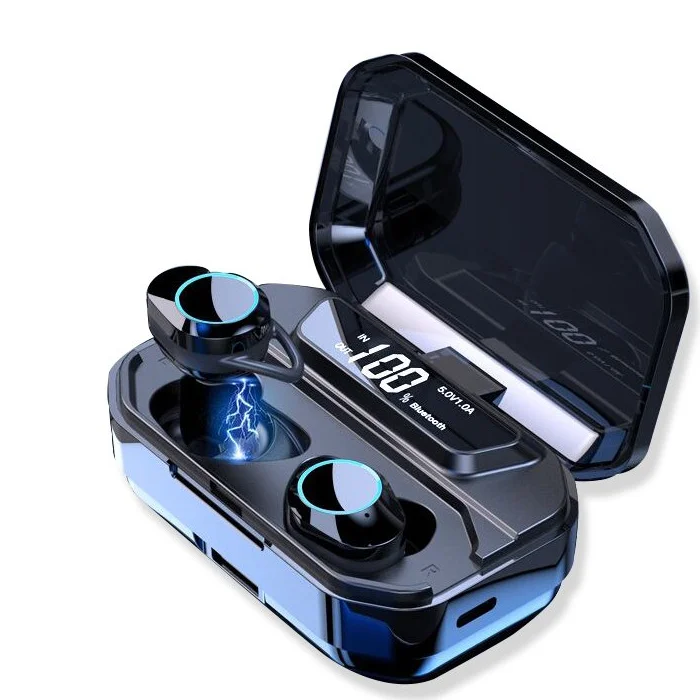 With Digital Display Bluetooth 5,0 наушники с цифровым дисплеем 3300 mAh зарядная коробка Беспроводная спортивная водонепроницаемая гарнитура для телефона samsung Galaxy Buds - Цвет: With Digital Display
