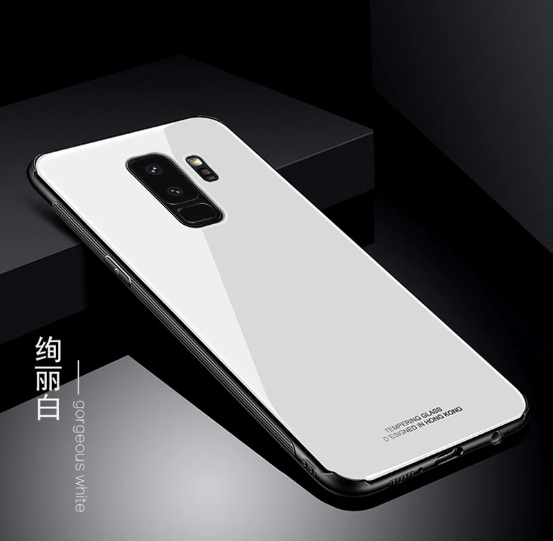 Защитная пленка из закаленного стекла чехол для samsung Galaxy j4 j6 j8 A6 A8 плюс S7 край S8 S9 плюс J3 J5 J7 J2 Prime задняя крышка корпуса жесткий чехол