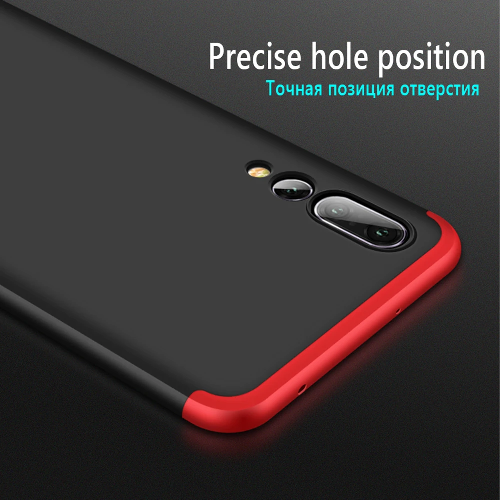 For Huawei P20 P8 P9 Pro lite 2017 Case 360 Full Body Hard Hybrid Plastic Protect Nova 3E P10 Plus Cover |