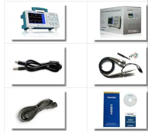 Hantek DSO5202P Цифровой Осциллограф портативный Osciloscopio 200 МГц полоса пропускания 2