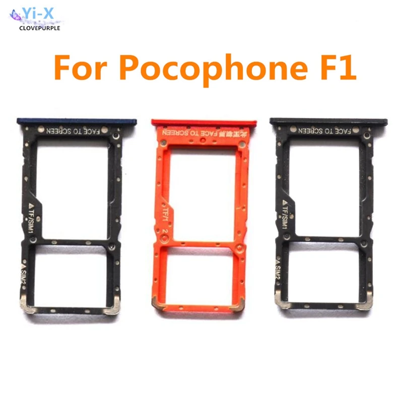 Xiaomi Pocophone Poco F1 Sim Micro SIM Card SD Reader Holder Sim Tray Adapter