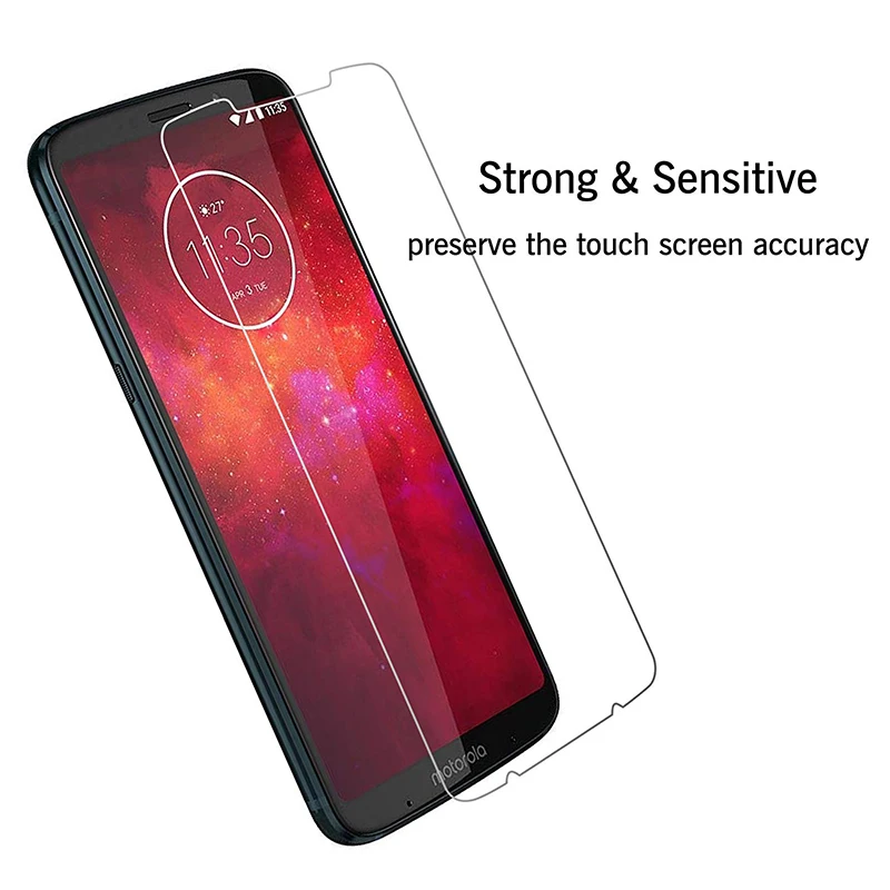 Закаленное стекло 2.5D 9H для Motorola Moto 1s E4 E5 G6 G5 G5S Play Plus Защитная пленка экрана