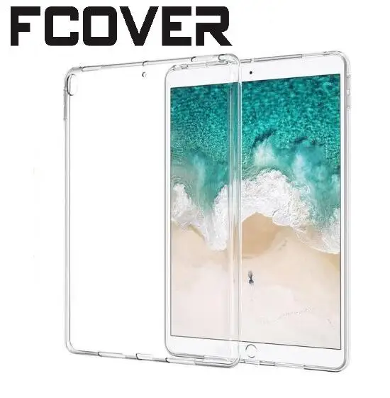 Силиконовый чехол для ipad Pro 10 5 и iPad 12 9 2017 прозрачный Мягкий ТПУ задняя крышка