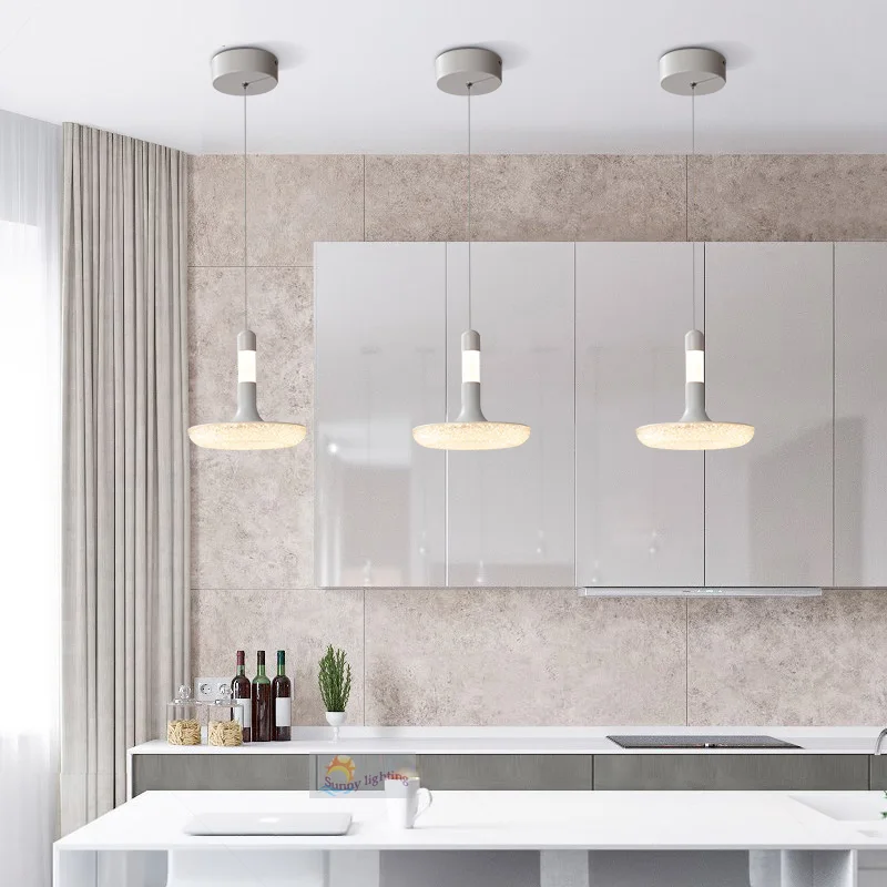 Спальня Современные светодиодные лампы для кухни Foyer Главная подвеска огни