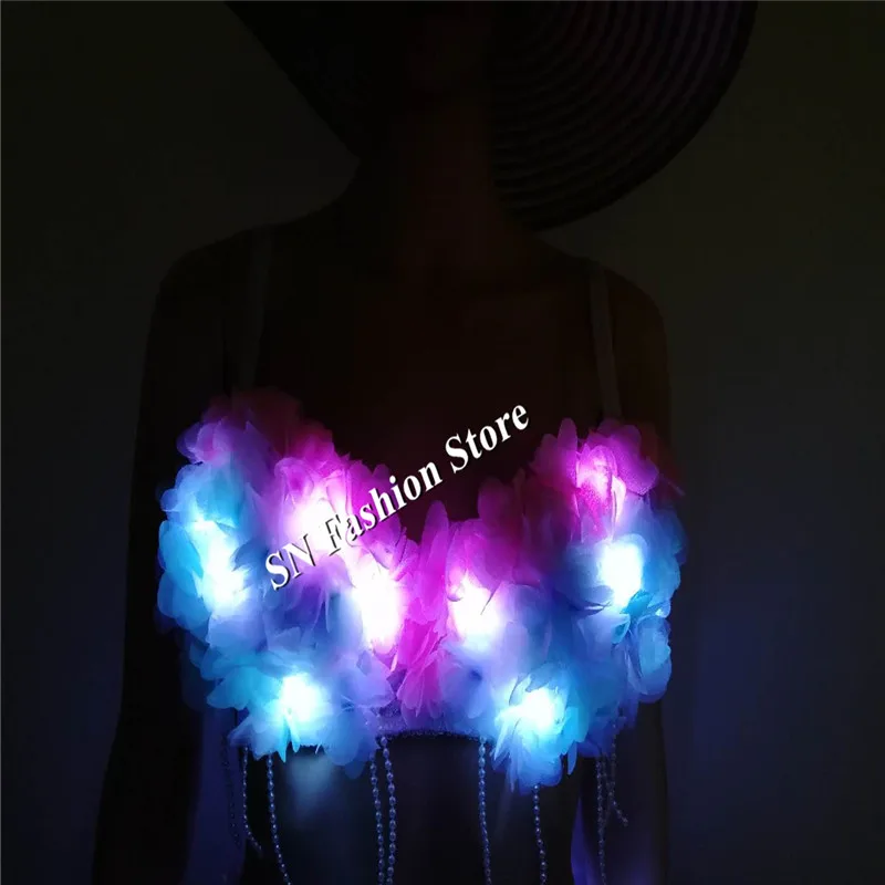 Платья пачки BC10 светящийся легкий бюстгальтер для вечеринки светящиеся