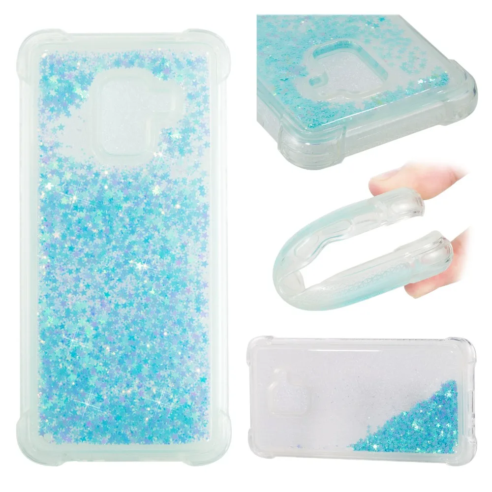 Cases for Galaxy A8 Plus A5 A7 A3 Quicksand Case Back Cover Anti-knock Samsung |