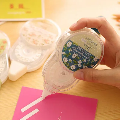 1 шт. Корейская Канцтовары сладкие цветочные декоративные коррекционная лента