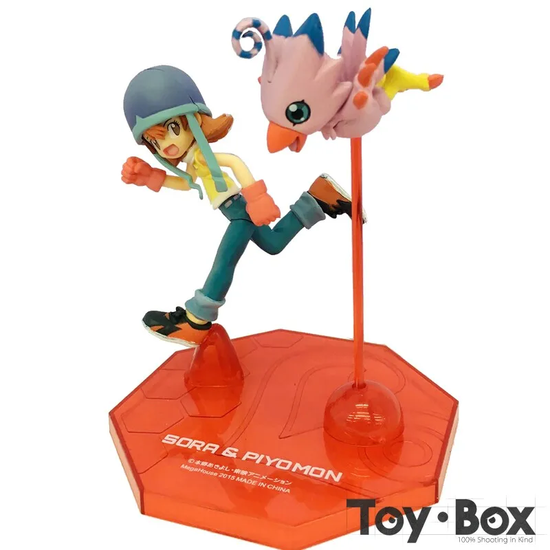 No Box Digimon Приключения Цифровой Монстр takenouchi Сора piyomon мультфильм игрушки из ПВХ фигурку модели куклы подарок - Цвет: No Box