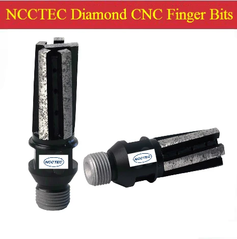 FREE shipping Diamond CNC milling cutters 25mm (D) *60mm (L) | NCCTEC high speed grinding and milling stone granite