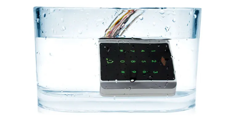 IP65 водонепроницаемая RFID автономная плата управления доступом 125 кГц EM считыватель безопасности сенсорной металлической клавиатурой 10 брелоков копия данных WG26/34