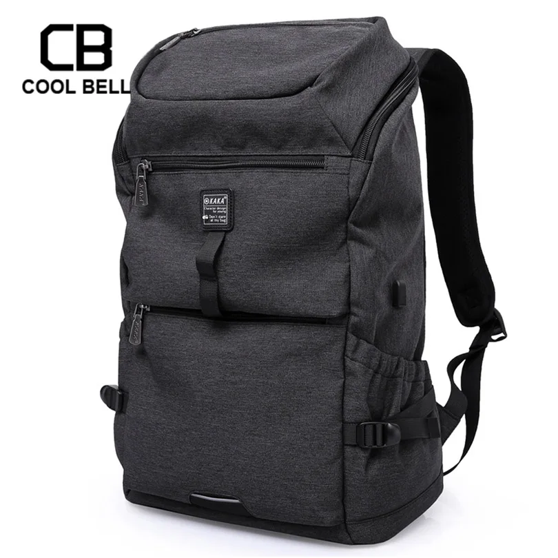 Вместительный мужской рюкзак с usb-зарядкой повседневный водонепроницаемый