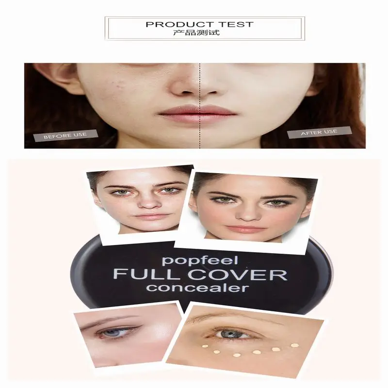 Popfeel Горячая Новинка Покрытие веснушки акне тату черный глаз увлажняющий