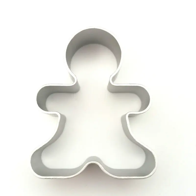 5pcs Butterfly Cat Gingerbread Man Christmas Tress Metal Cookie Cutters Aluminium Alloy Biscuit Mold Cake Decorating Tools | Дом и сад
