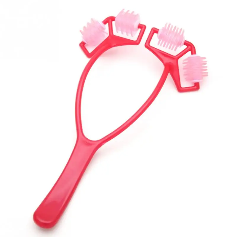 Новый Портативный лицо массаж груди ролик цветок Форма эластичные против морщин