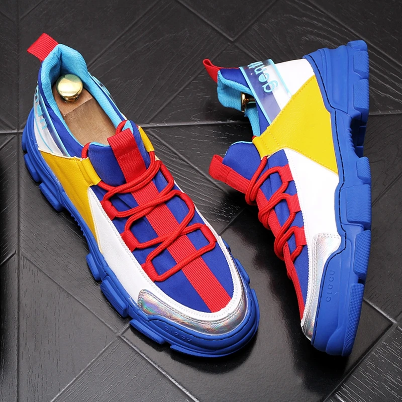 Ботильоны Stephoes мужские повседневные Модные дышащие на толстой подошве роскошные