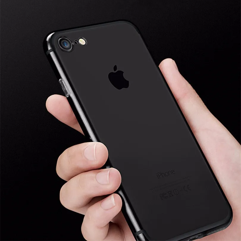Ультра тонкий прозрачный ТПУ для iphone X 7 8 плюс Чехол 6 6s Plus 4s 5 5s se ясно кремния