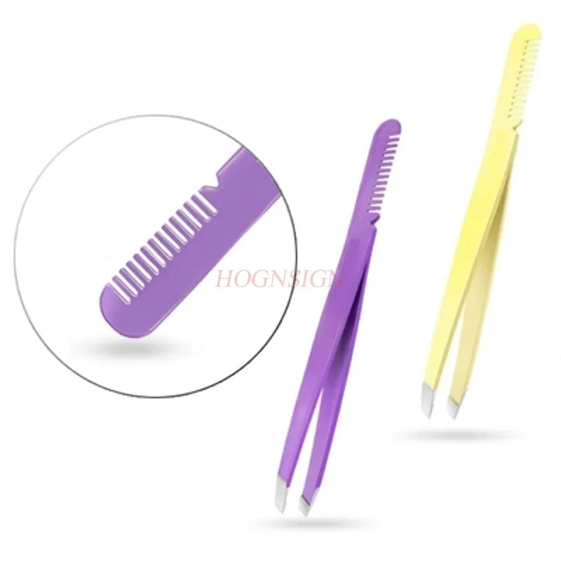 Зажим для бровей костюм портативная нержавеющая сталь щипцы стрижки бороды