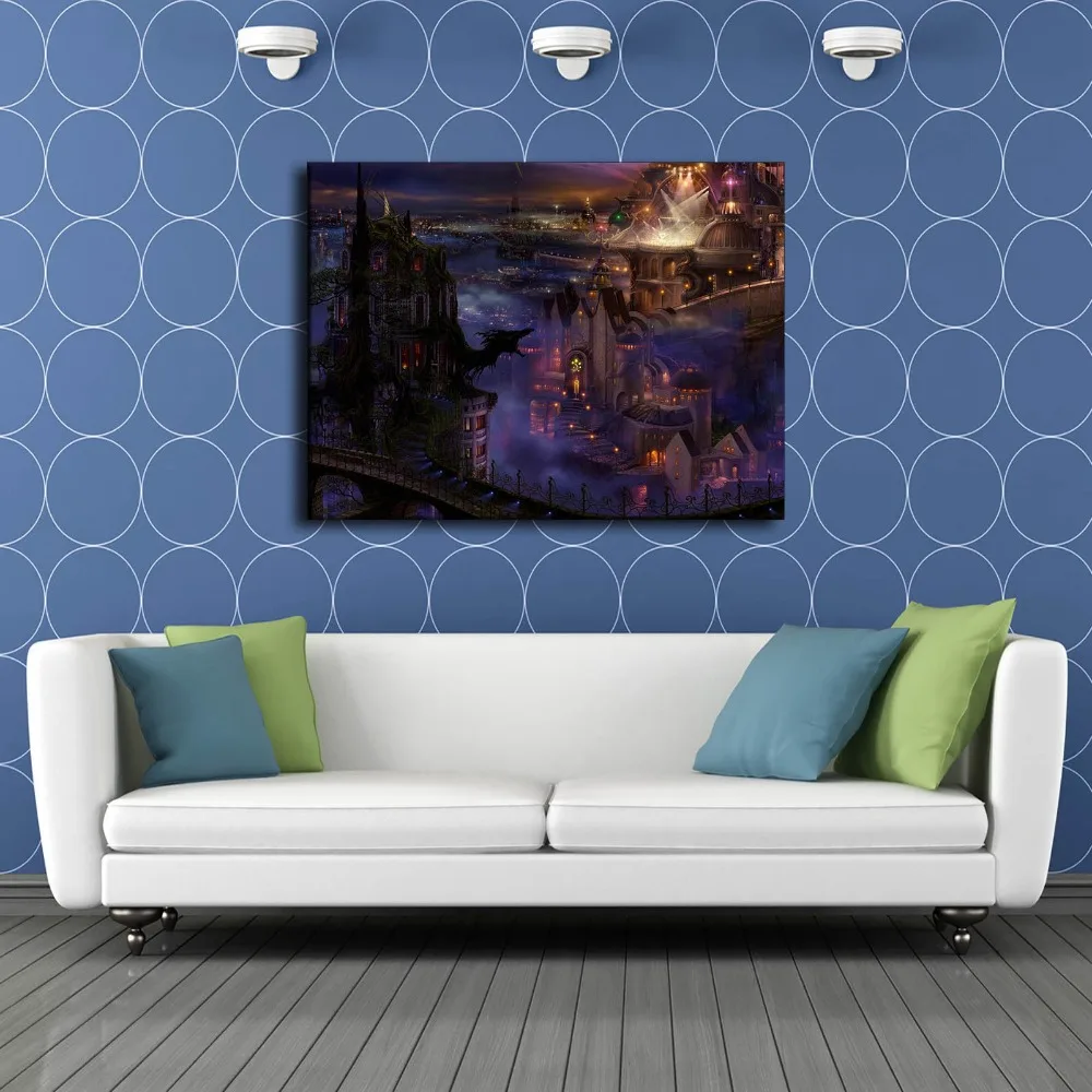 Без рамы Фэнтези Книги по искусству картина маслом стены дома Декор на холсте для