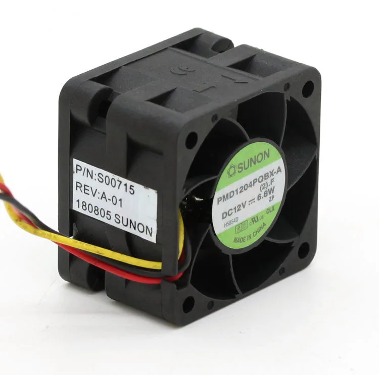Для оригинального Sunon PMD1204PQBX-A 4 см 4028 12 В 6,8 Вт высокоскоростные серверные вентиляторы 40*40*28 мм