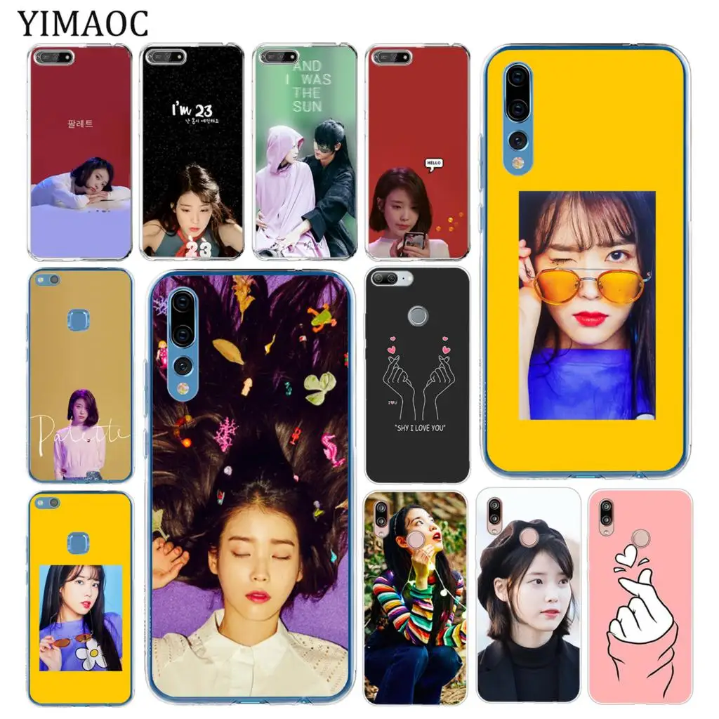 Мягкий силиконовый чехол для телефона YIMAOC kpop singer IU из ТПУ Huawei P30 P20 Pro P10 P9 P8 Lite 2016 2017