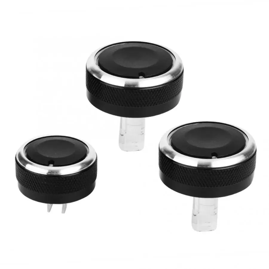 3 шт. алюминиевая Автомобильная панель управления кондиционера ручка