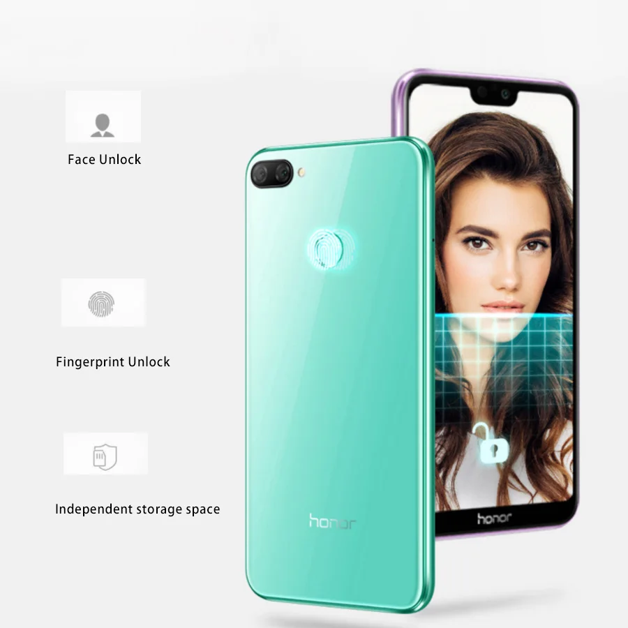 Оригинальный мобильный телефон Honor 9i с глобальной прошивкой 5 84 дюймов 4 Гб ОЗУ 64