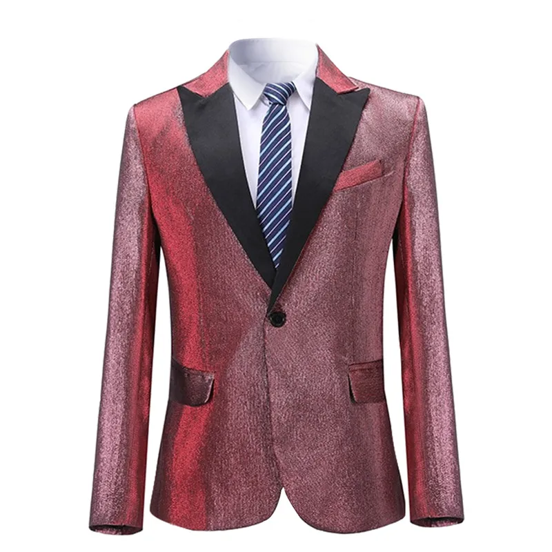 Мужской блейзер с одной пряжкой новый дизайн|Костюмные пиджаки| |
