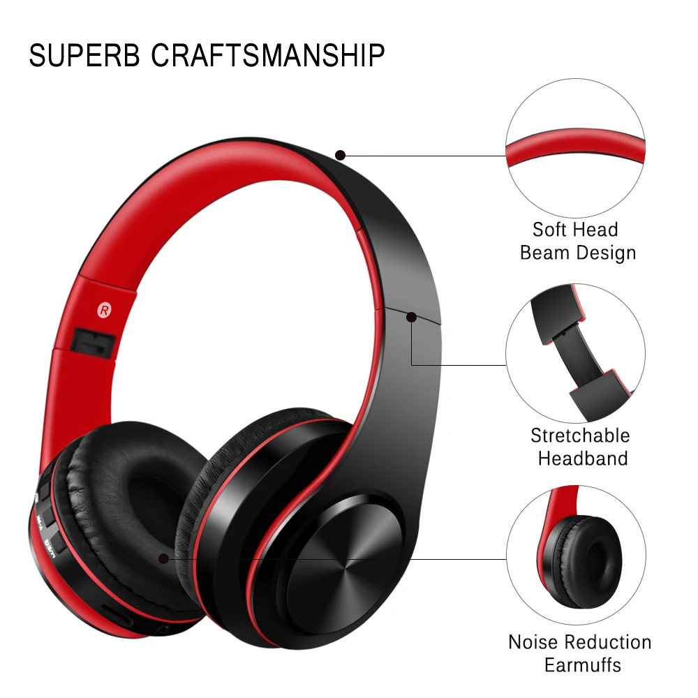 Беспроводные наушники Bluetooth гарнитура стерео музыкальные Игровые проводной