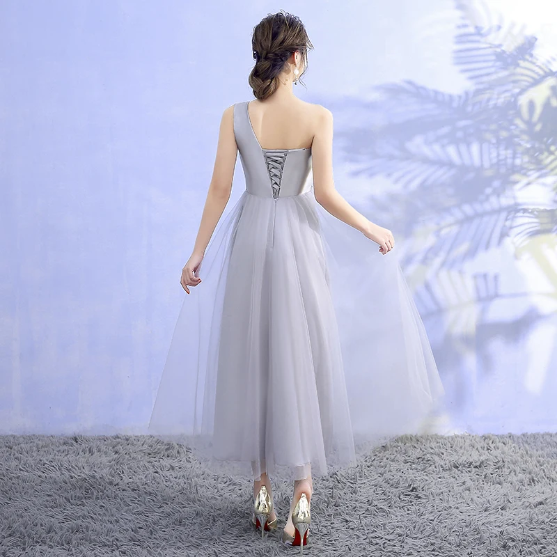 Платье-миди для свадьбы подружки невесты с открытым плечом | Свадьбы и торжества