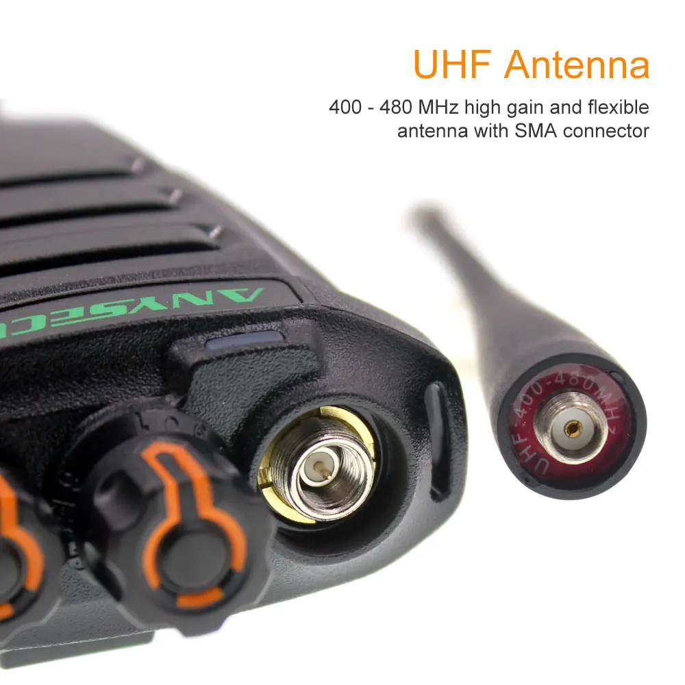 Рация Anysecu AC 215R 7 вт с активным дисплеем 400 480 мгц|Рации| |