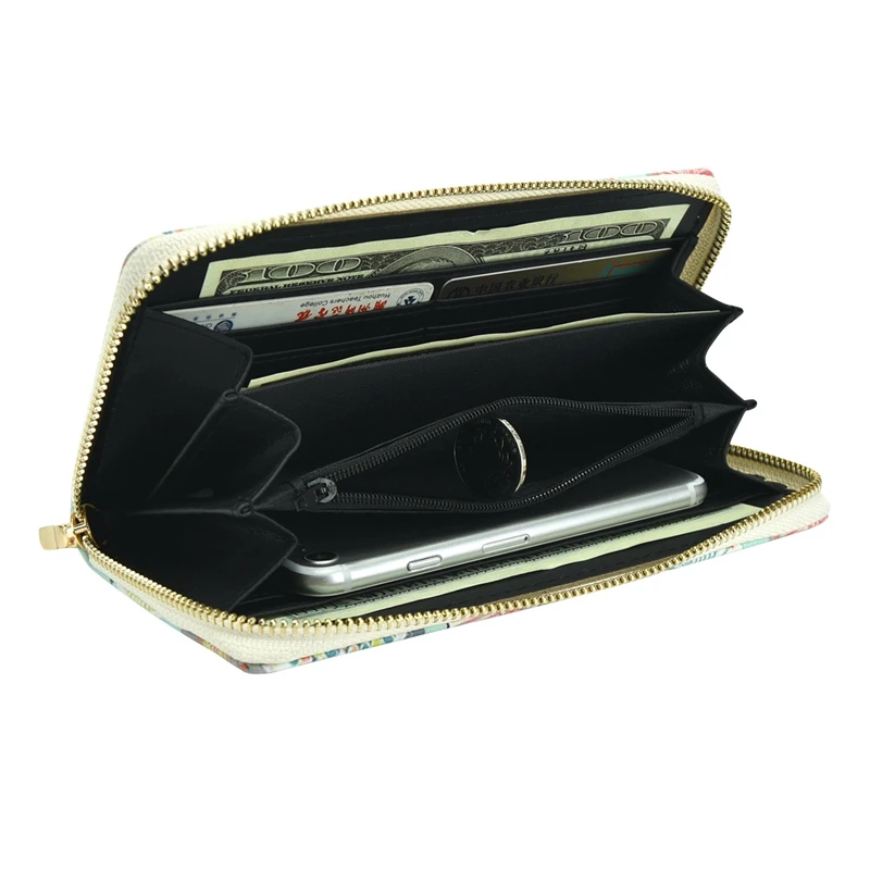 Badiya мультфильм с фруктовым принтом дамы визитница кошелек из искусственной кожи