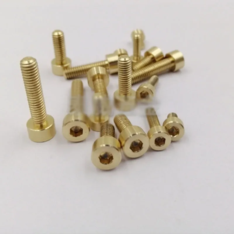 M6 латунный шестигранный винт с шестигранной головкой болты 8 30 мм длина