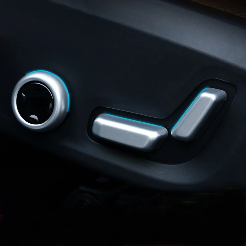 

Car Styling 6PCS ABS Matte Interior Car Seat Adjustment Cover Trim For VOLVO S90 V90 2017 2018 2019