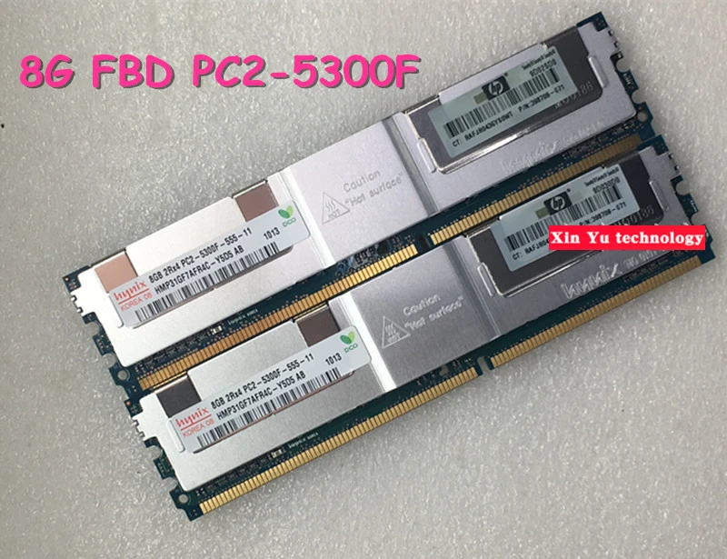 8GB DDR2 667MHz 8G PC2-5300 2Rx4 FBD ECC Server memory FB-DIMM RAM 240pin  Lifetime warranty