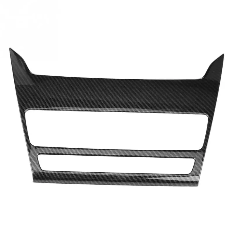 Carbon Fiber Автомобильная приборная панель навигационная панель декоративная накладка рамка Крышка для Mitsubishi Eclipse Cross - Название цвета: Carbon Fiber