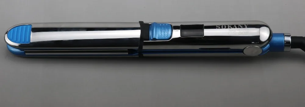 Max 750F Pro титановая плавающая пластина плоский утюжок выпрямитель для волос Профессиональный быстрый Электрический выпрямитель с ЖК-дисплеем 220-240 В
