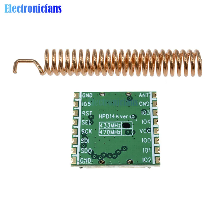 1 комплект 433 МГц Lora SX1278 радиочастотный беспроводной модуль дальнего действия SPI