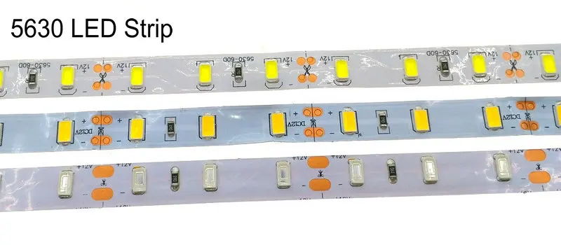 Супер яркая SMD 5730 Светодиодная лента 5 м 300 светодиодный DC12V гибкий светодиодный светильник белый/теплый белый