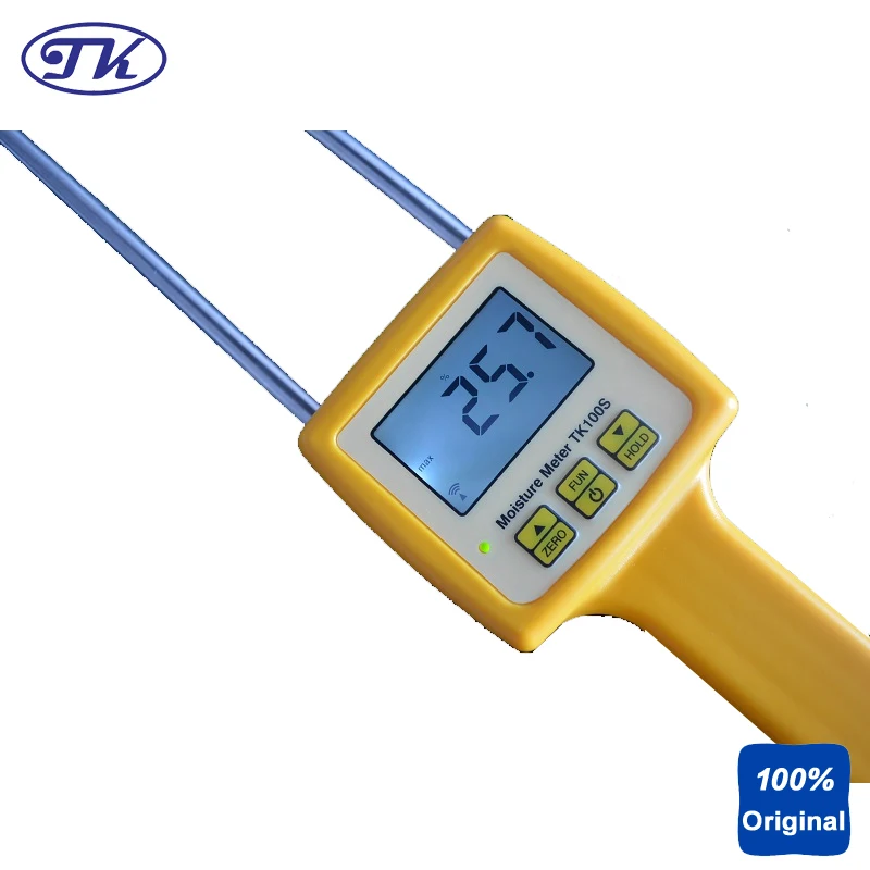 TK100S 4 цифровой ЖК измеритель влажности зерна для кукурузных пшеничных рисовых