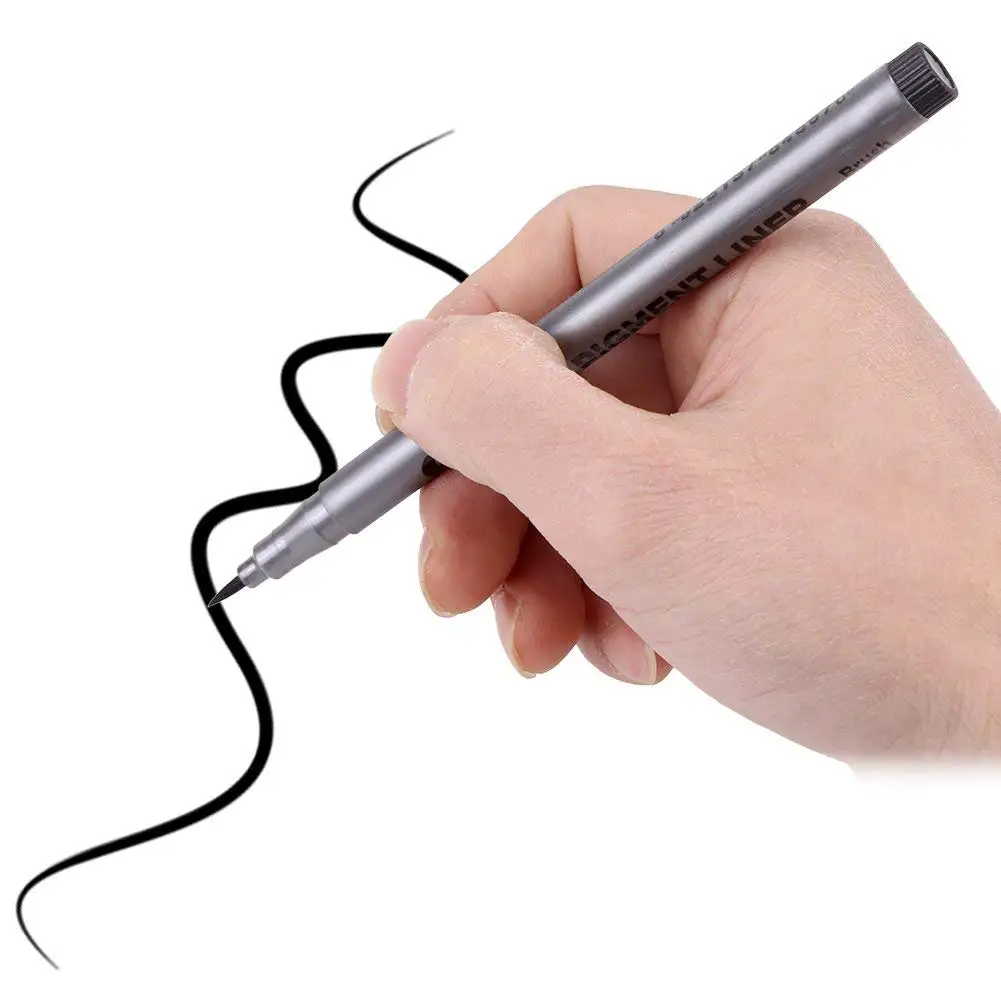 Художественные маркеры для кистей кончик тонкой подводки черные цветные ручки