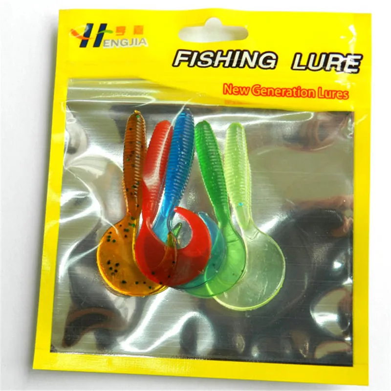 50 шт. мягкие рыболовные приманки 6 5 см 2 г | Спорт и развлечения