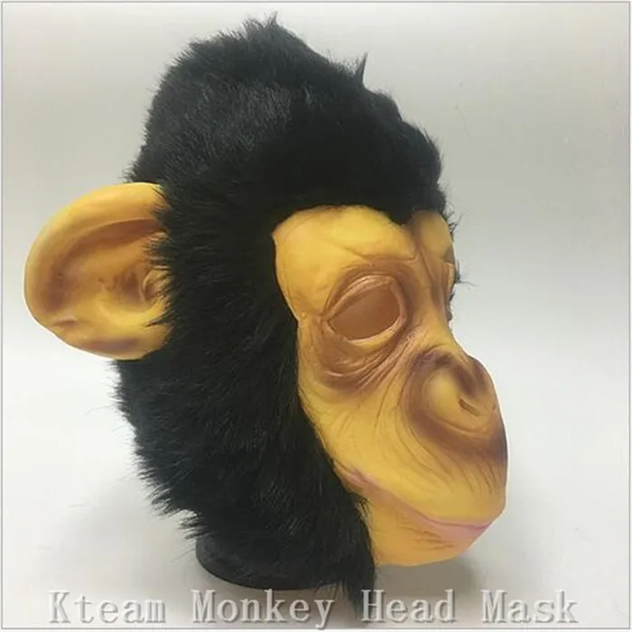 Крутая Маскарадная маска на Хеллоуин Rise of Planet the Apes gorilla Monkey King caps Реалистичная