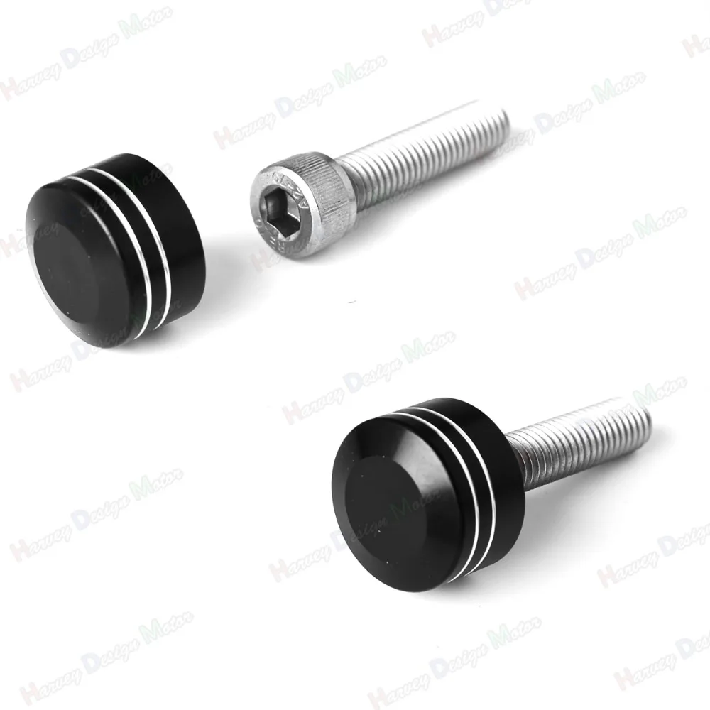 10X черная кромка режущая 1/4 &quot13 мм Болтовая Крышка для Harley Touring Sportster &amp