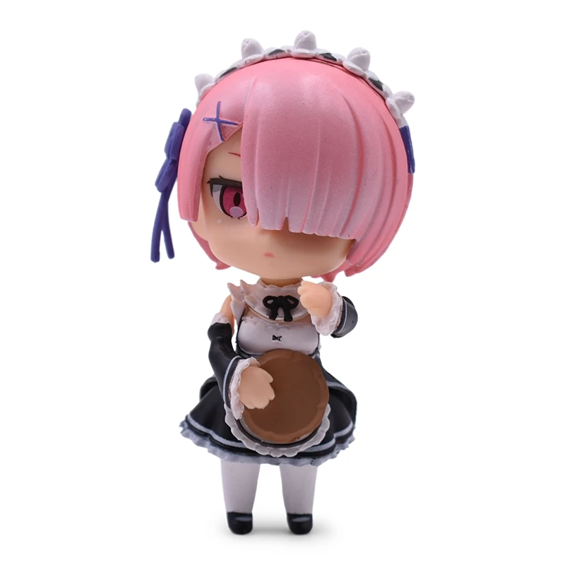 Re: жизнь в другом мире от Zero Rem Ram Nendoroid фигурка ПВХ игрушки Коллекция Модель Кукла для друзей подарки 9,5 см