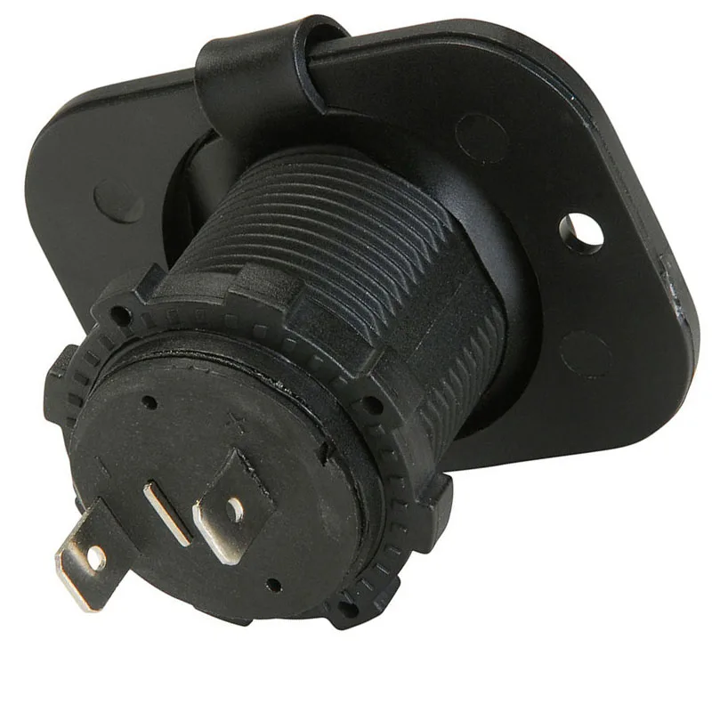

Dual USB 12V Car Motorcycle Truck Cigarette Lighter Adapter Mobilephone Charger Socket Black