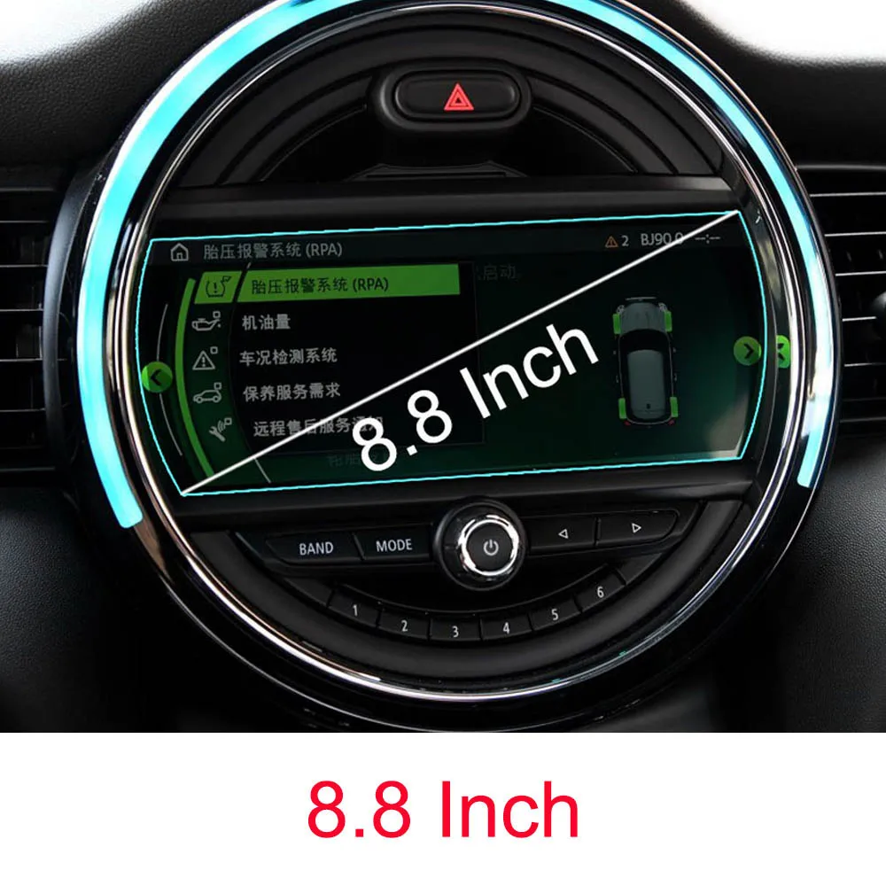 8.8 inch 6,5 8,8 дюймов для Mini Cooper F54 F55 F56 F57 F60 Автомобильный gps-навигатор протектор экрана сенсорный экран Закаленное стекло Защитная пленка - Color Name: 8.8 inch