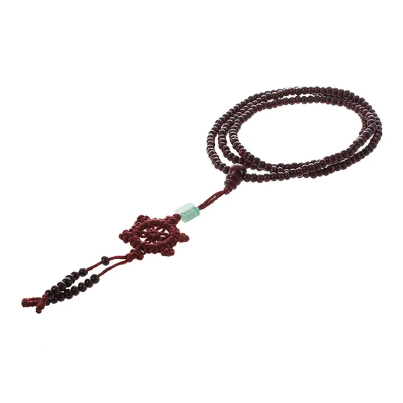 Молитвенные Четки из бусин Тибета диаметром 4 мм медитирующее ожерелье Mala jujujube